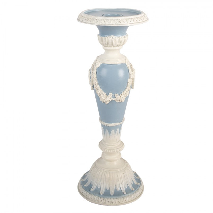 Ljusstake Vintage Ø 10x27 cm Blå