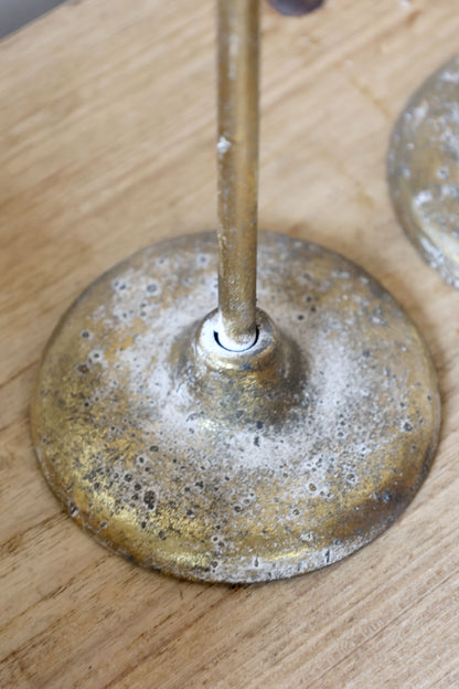 Ljusstake Vire H45/Ø12 cm Antik mässing I lager Juli 2026