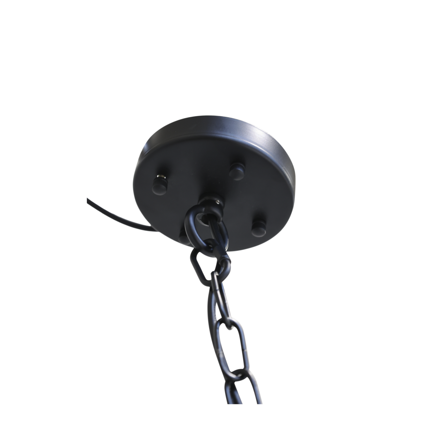 Chic Antique Lampa Versailles Ljuskrona med droppformade glasprismor H57/Ø70 cm svart