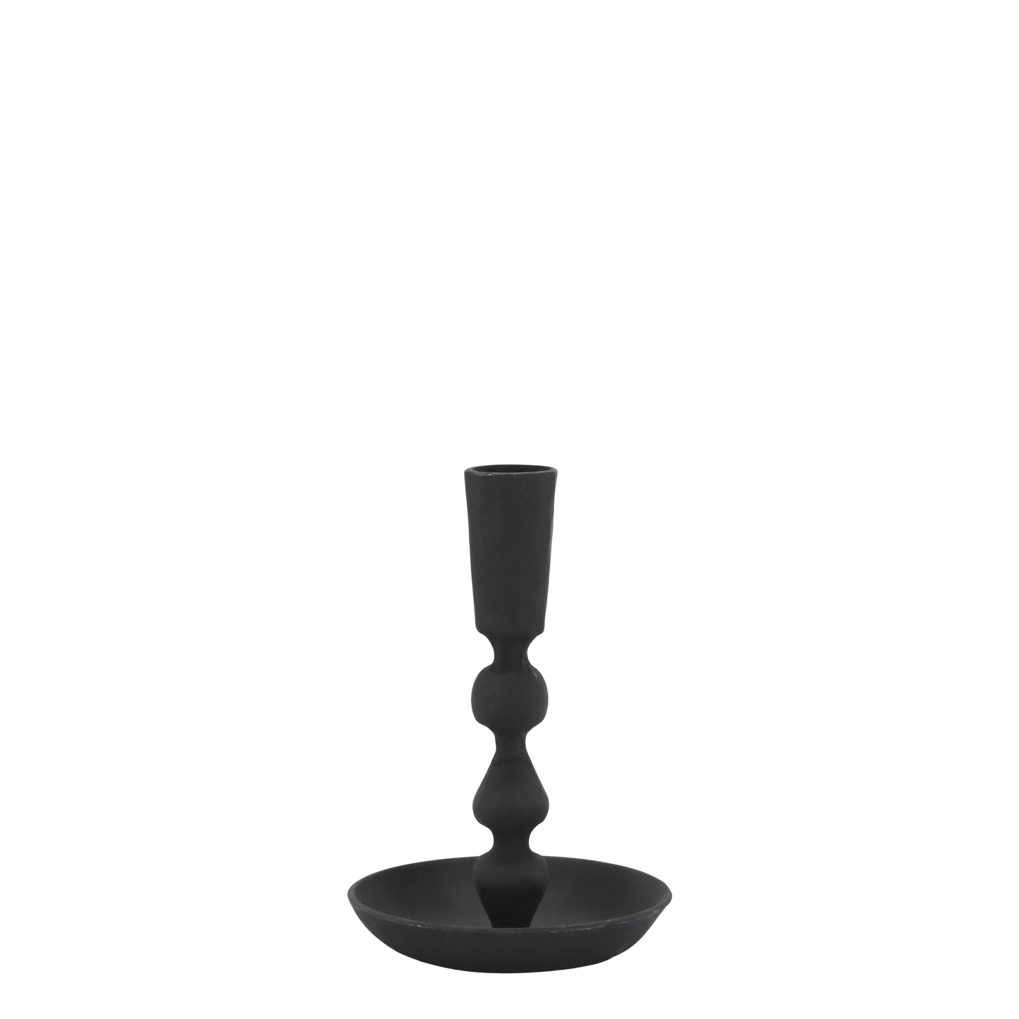 Ljusstake 2-pack Järn antik svart H14,5/Ø9,5 cm