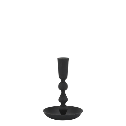 Ljusstake 2-pack Järn antik svart H14,5/Ø9,5 cm