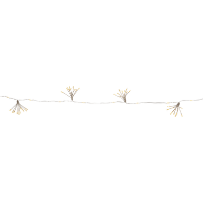 Batteridriven belysning Ljusslinga Flower 140 cm