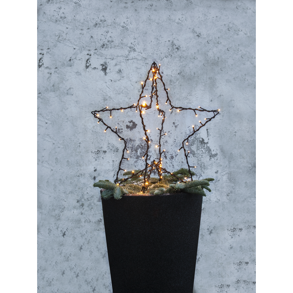 Juldekoration Utomhus Stjärna 60x55 cm