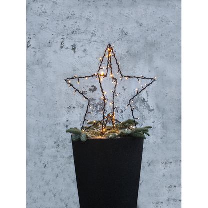 Juldekoration Utomhus Stjärna 60x55 cm