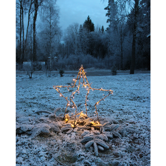 Juldekoration Utomhus Stjärna 60x55 cm