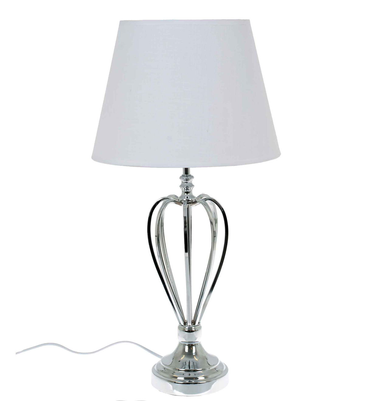 Bordslampa Lampfot Krona 40 cm Silver