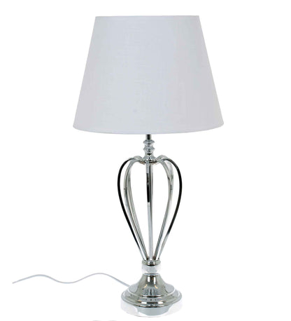Bordslampa Lampfot Krona 40 cm Silver