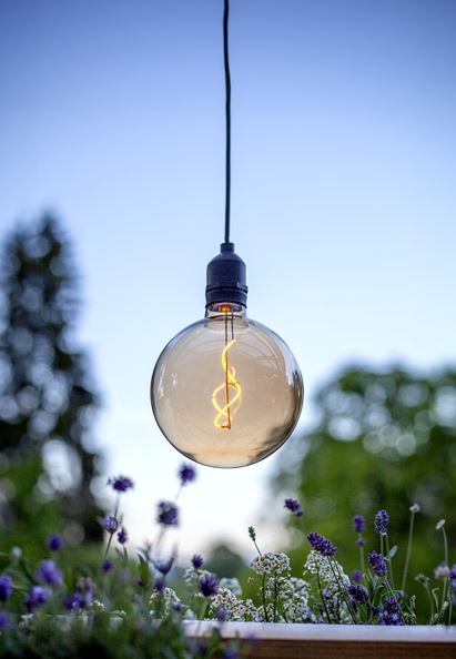 Div. Trädgårdsbelysning Hängande dekoration Bowl Amber