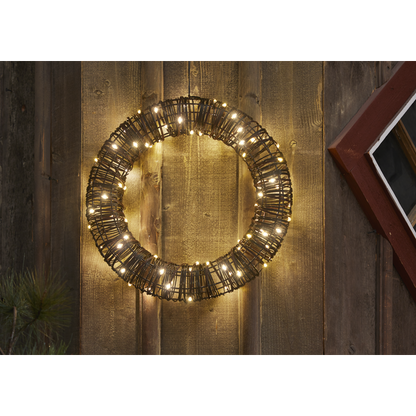 Juldekoration Utomhus Konstrotting Krans 40 cm