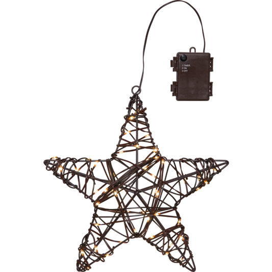 Juldekoration Utomhus Konstrotting Stjärna 30 cm