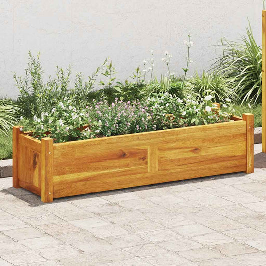 Utomhus Blomkruka Trä akaciaträ 100x30x25 cm
