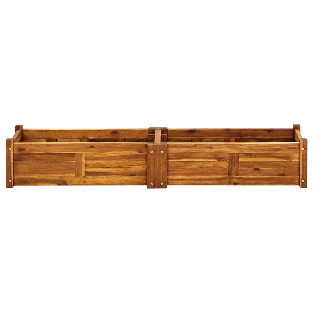 Utomhus Blomkruka Trä akaciaträ 150x30x25 cm