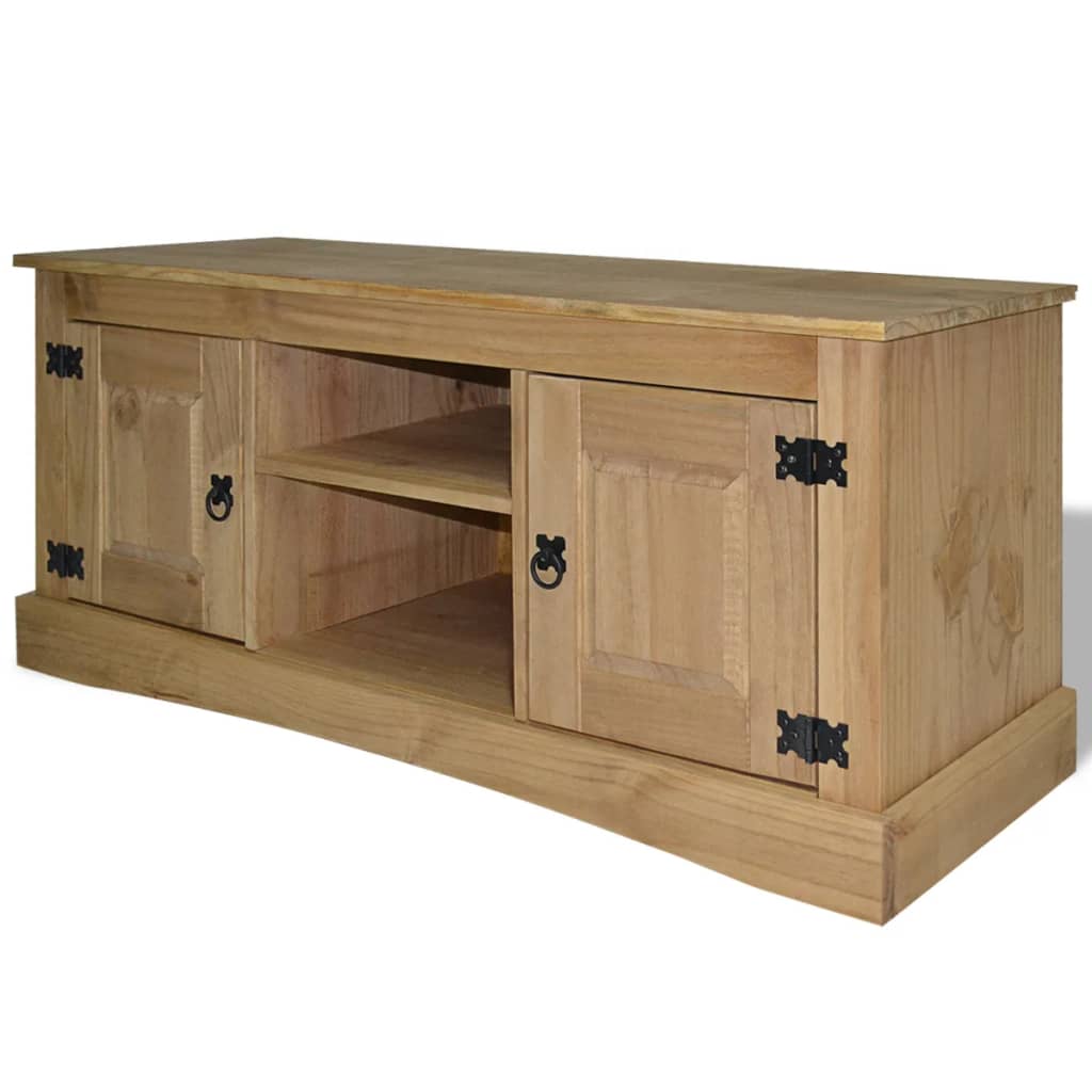 TV-Möbel Trä TV-Bänk mexikansk Coronastil furu 120x40x52 cm