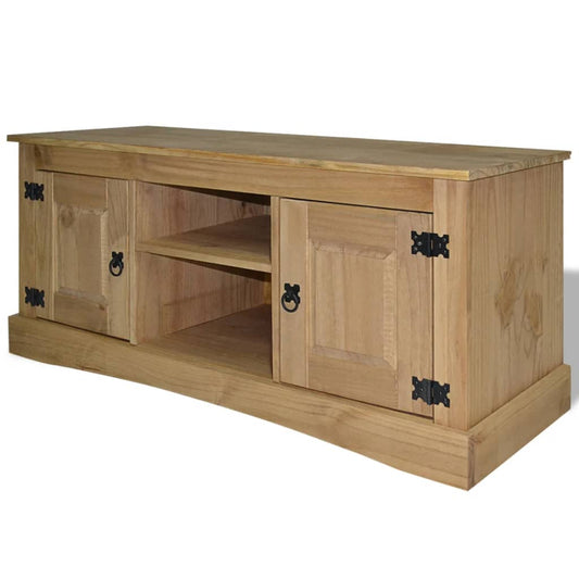 TV-Möbel Trä TV-Bänk mexikansk Coronastil furu 120x40x52 cm