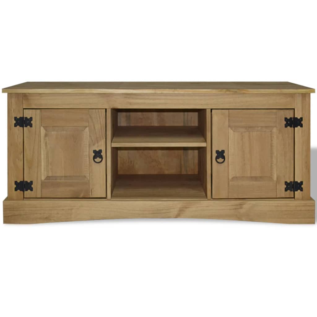 TV-Möbel Trä TV-Bänk mexikansk Coronastil furu 120x40x52 cm