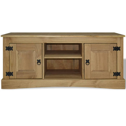 TV-Möbel Trä TV-Bänk mexikansk Coronastil furu 120x40x52 cm