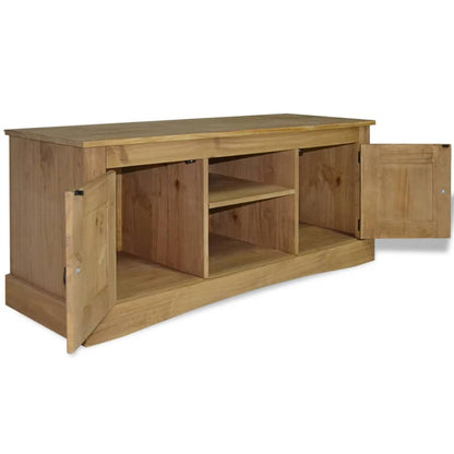 TV-Möbel Trä TV-Bänk mexikansk Coronastil furu 120x40x52 cm