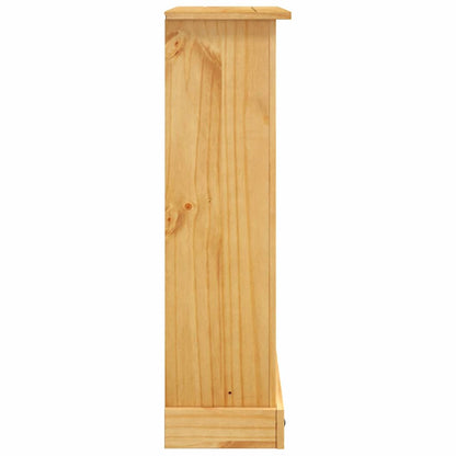 Bokhylla Trä i mexikansk Coronastil med 3 hyllor furu 80x29x100 cm