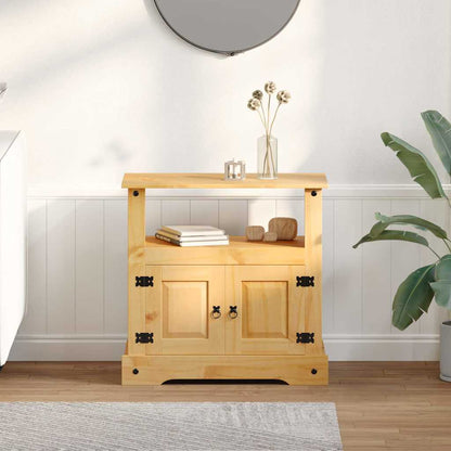 TV-Möbel Trä TV-Bänk mexikansk Coronastil furu 80x43x78 cm