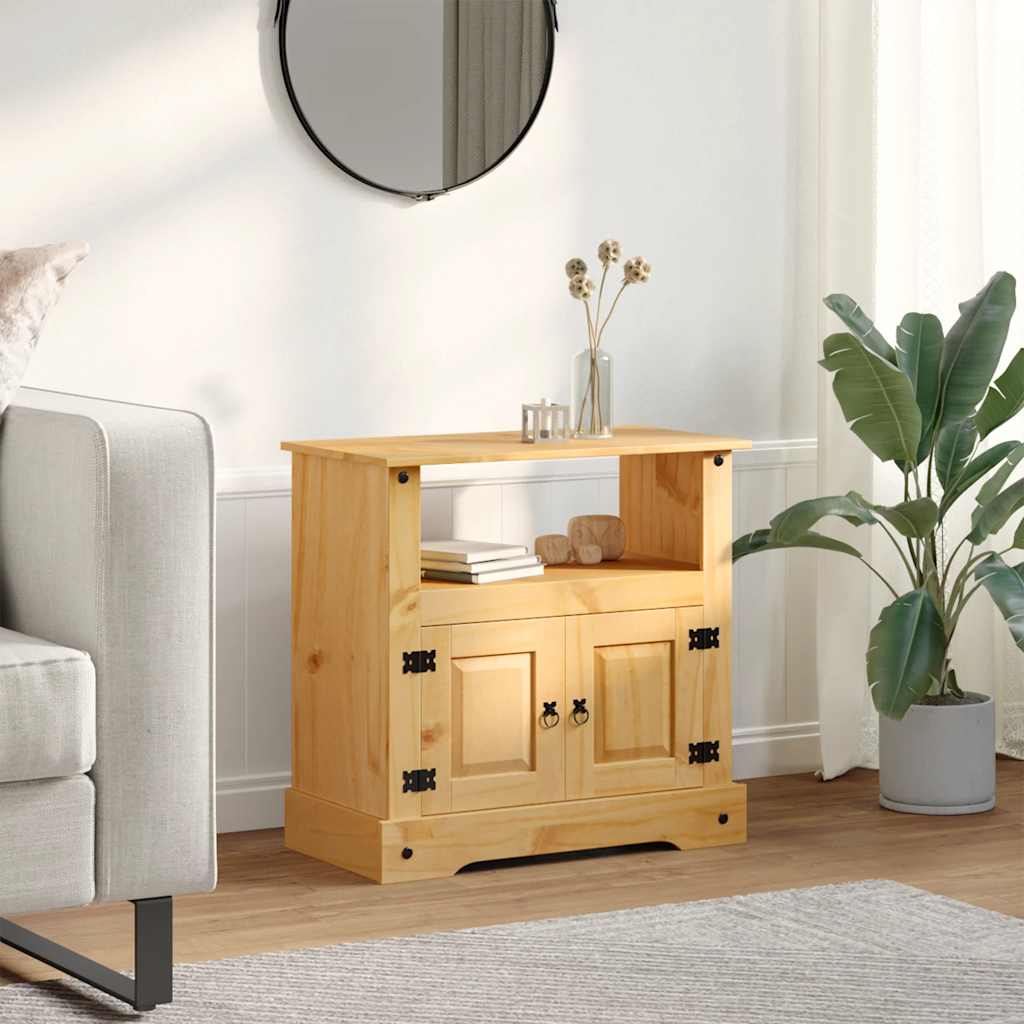 TV-Möbel Trä TV-Bänk mexikansk Coronastil furu 80x43x78 cm