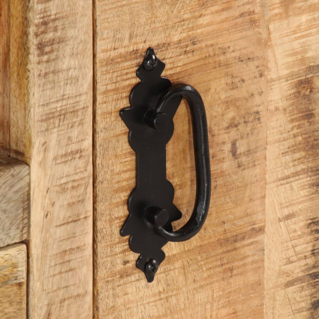 TV-Möbel Trä TV-Bänk grovt mangoträ 110x30x50 cm