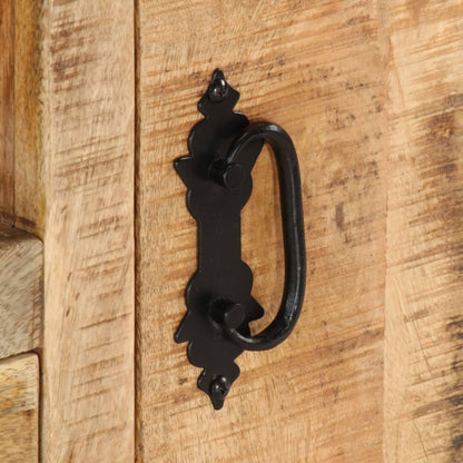 TV-Möbel Trä TV-Bänk grovt mangoträ 110x30x50 cm