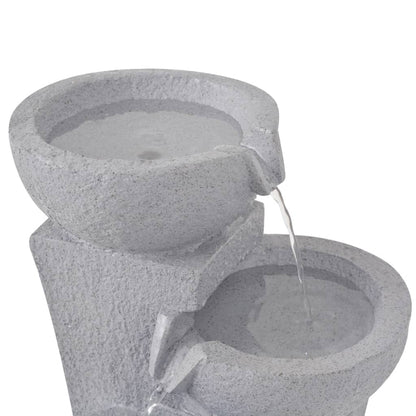 Inomhusfontän med LED polyresin