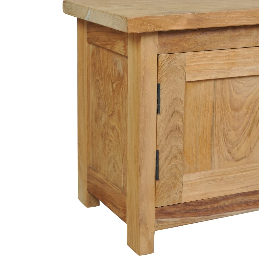 TV-Möbel Trä TV-Bänk i massiv teak 120x30x40 cm