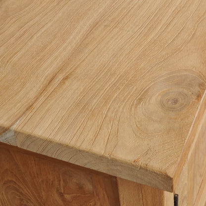 TV-Möbel Trä TV-Bänk i massiv teak 120x30x40 cm
