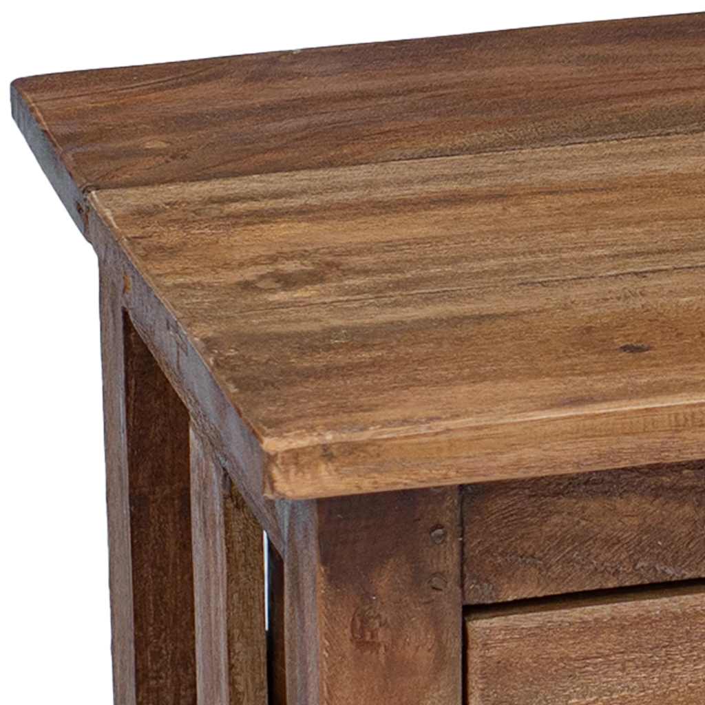 Sängbord massivt mahognyträ 40x30x51 cm
