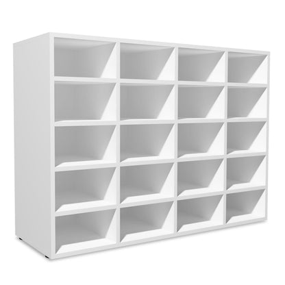 Skoställ Vit Skohylla 92x30x67,5 cm