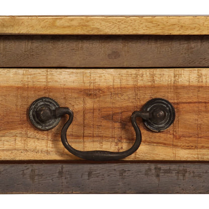 Avlastningsbord Konsollbord Trä massivt Trä vintage 118x30x80 cm
