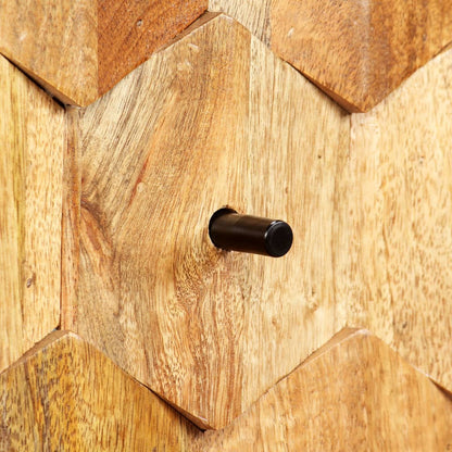 TV-Möbel Trä TV-bänk massivt mangoträ 118x35x40 cm