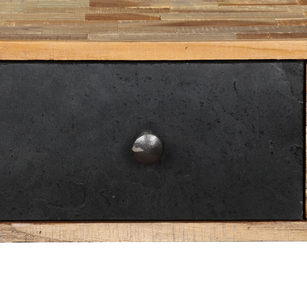 Avlastningsbord Konsollbord Trä massivt återvunnet teakträ 120x30x76 cm