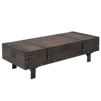 Soffbord Åldrat Trä vintagestil 120x55x35 cm