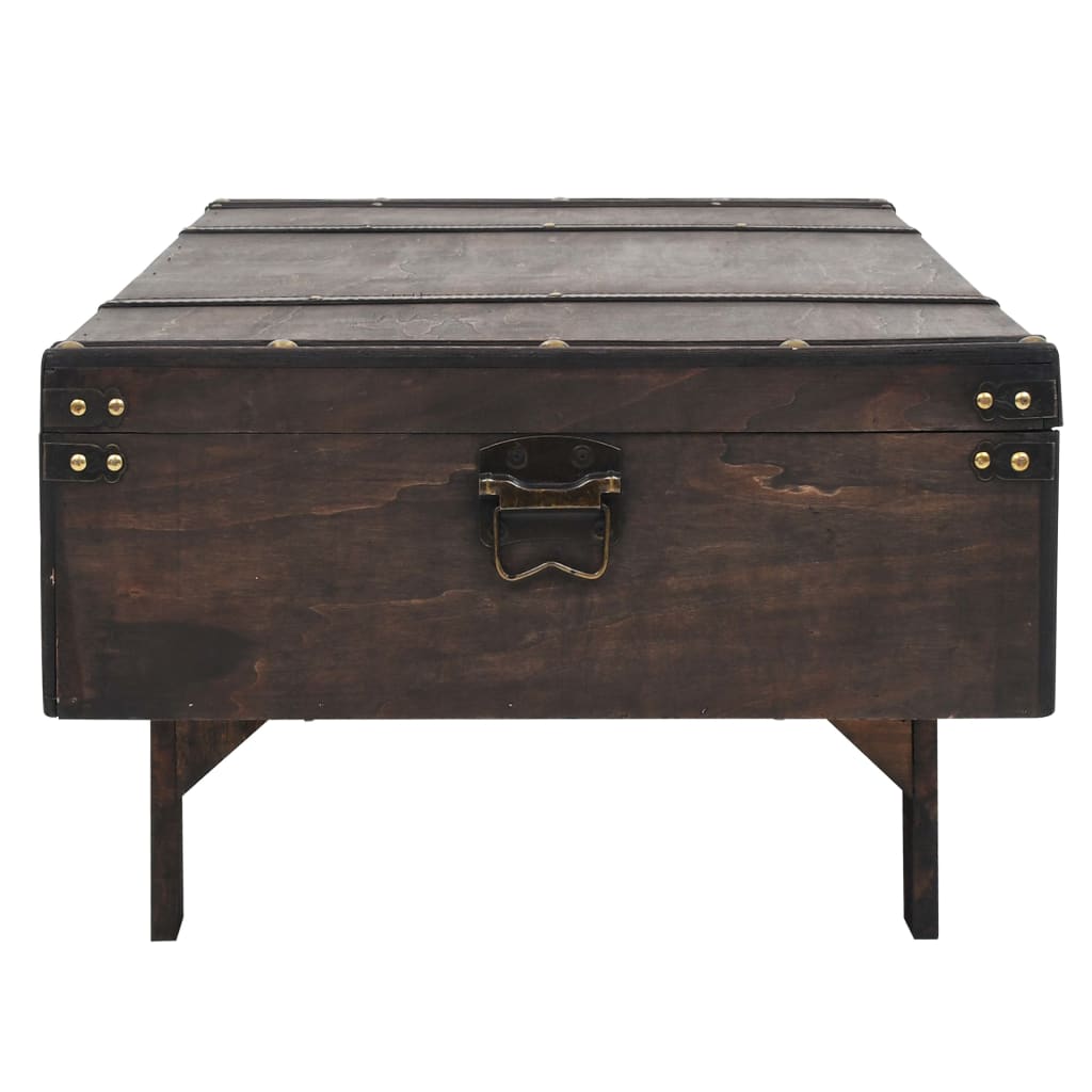 Soffbord Åldrat Trä vintagestil 120x55x35 cm