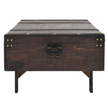 Soffbord Åldrat Trä vintagestil 120x55x35 cm