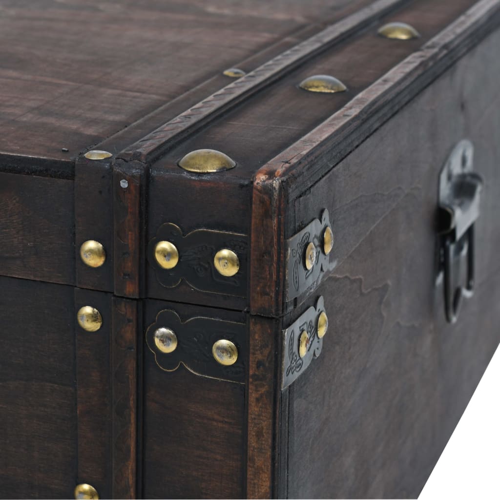 Soffbord Åldrat Trä vintagestil 120x55x35 cm