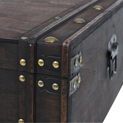 Soffbord Åldrat Trä vintagestil 120x55x35 cm