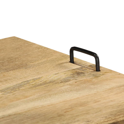 TV-Möbel Trä TV-Bänk massivt mangoträ 110x35x45 cm