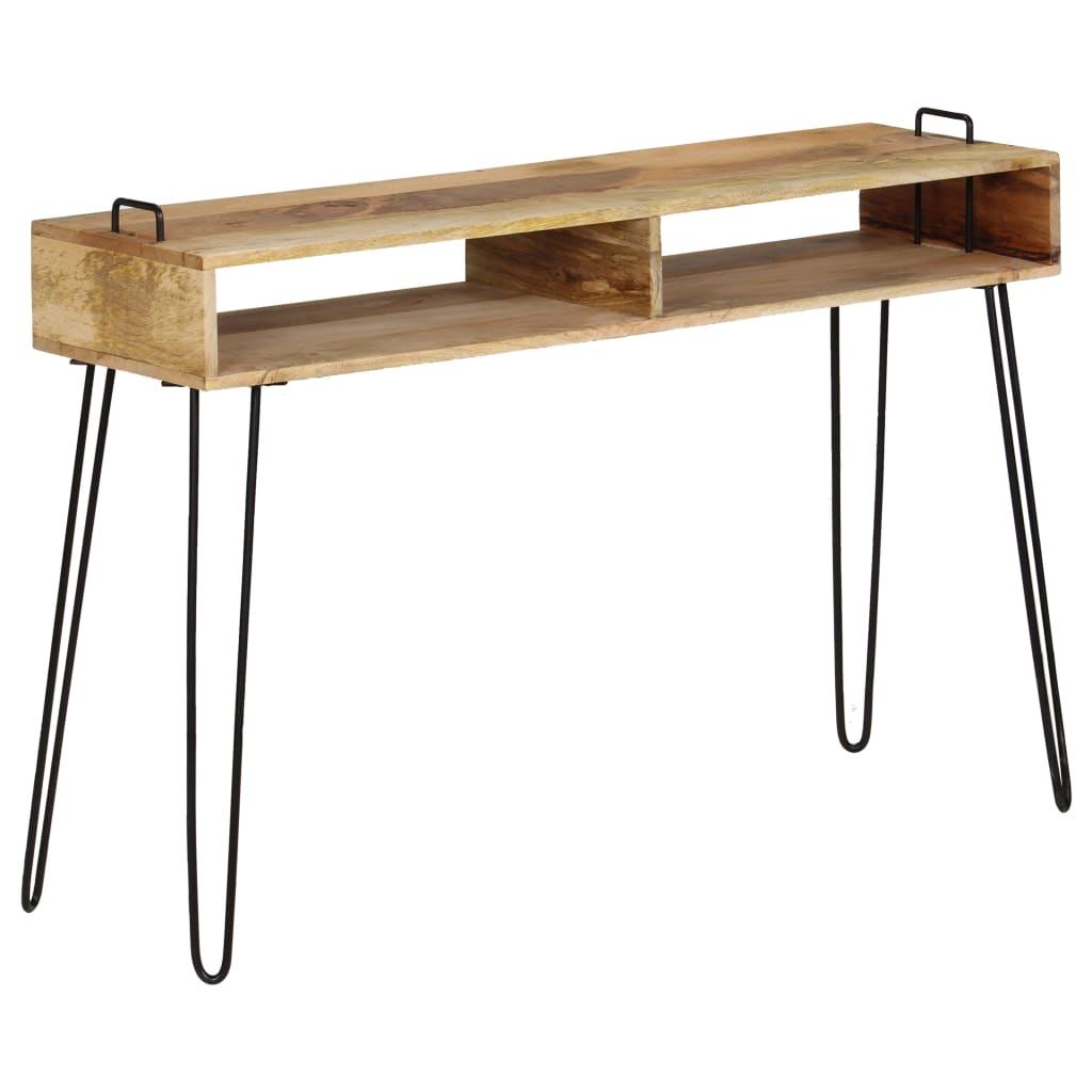 Avlastningsbord Konsollbord Trä mangoträ 115x35x76 cm