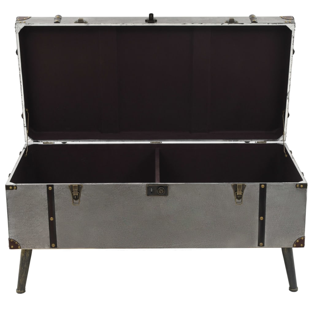 Soffbord DIV. och aluminium 102x51x47,5 cm