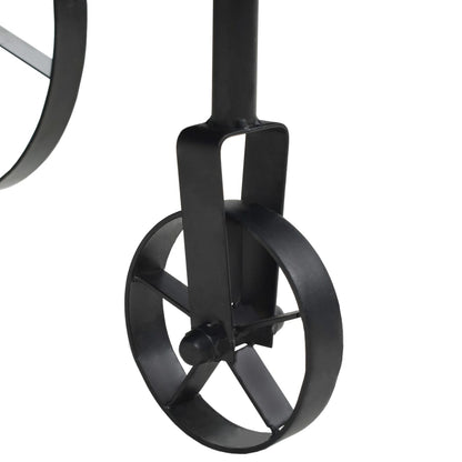 Soffbord Svart Trä och granträ 110x55x43 cm