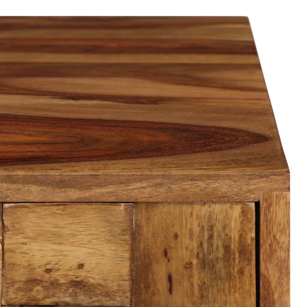 Soffbord Trä massivt sheshamträ med honungsfinish 110x50x37 cm