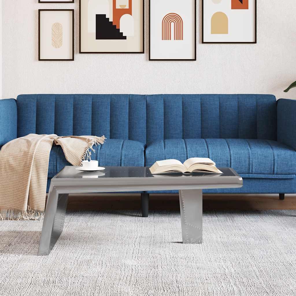 Soffbord DIV. Aviator aluminium vintage flygplanstema