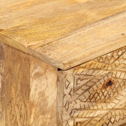 TV-Möbel Trä TV-bänk massivt mangoträ 110x30x40 cm