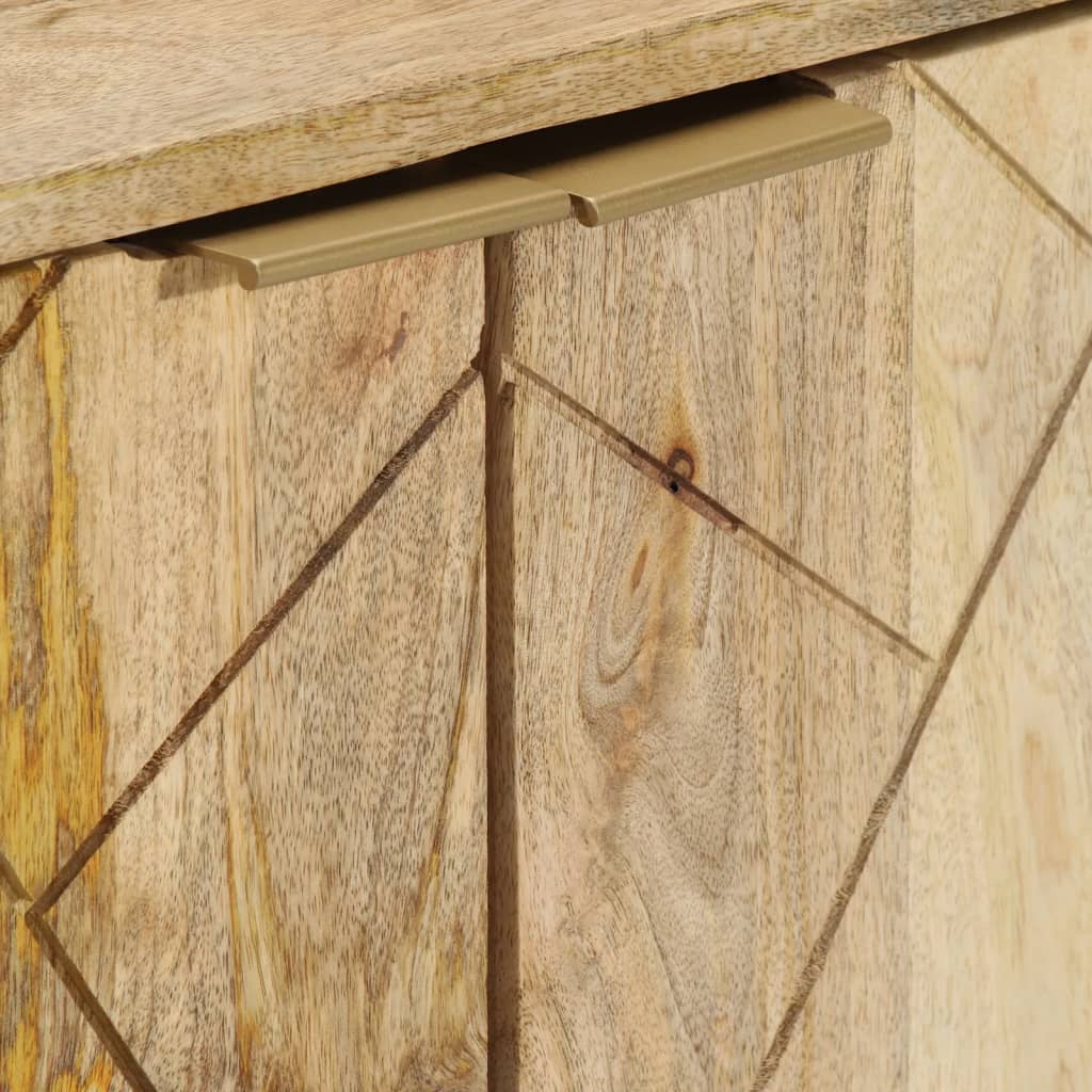 Skänk Trä 80x30x75 cm massivt mangoträ