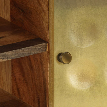 TV-Möbel Trä TV-bänk massivt mangoträ 120x30x45 cm