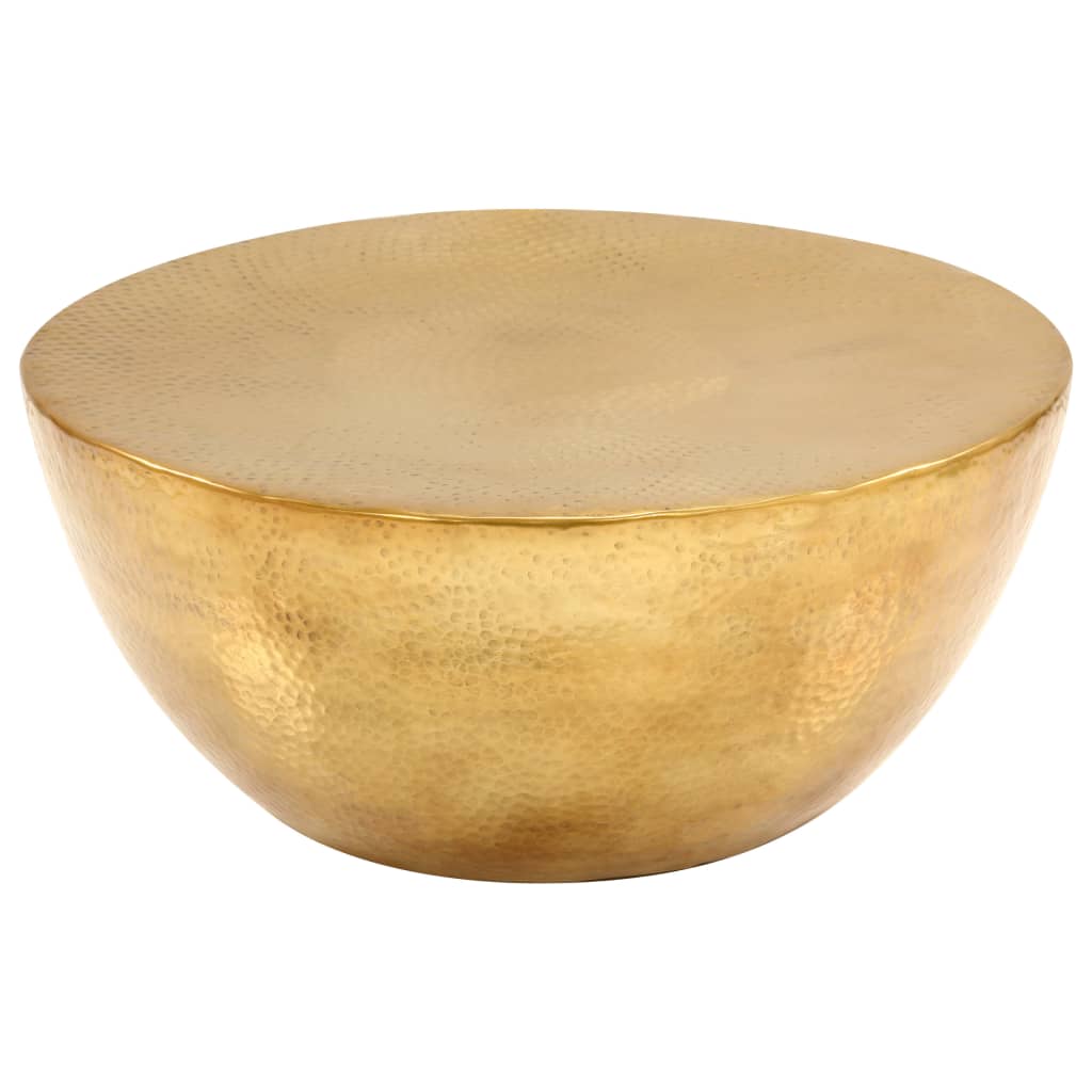 Soffbord DIV. hamrad aluminium 70x30 cm mässing