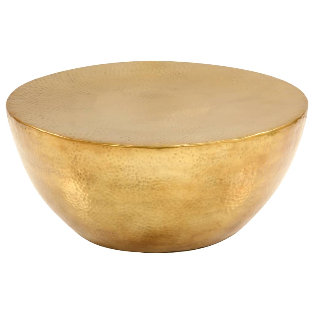 Soffbord DIV. hamrad aluminium 70x30 cm mässing